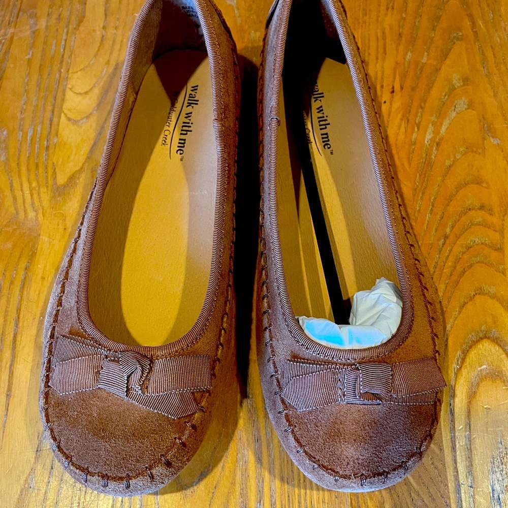 Brand new suede loafers